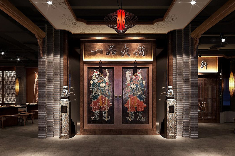 火鍋店門頭裝修設計效果圖照片錦集