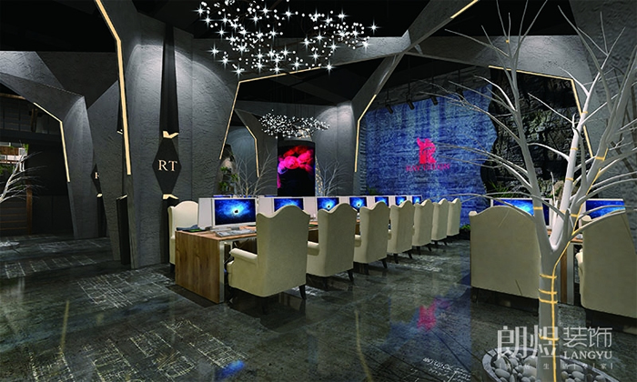 成都瑞騰網咖裝修效果圖