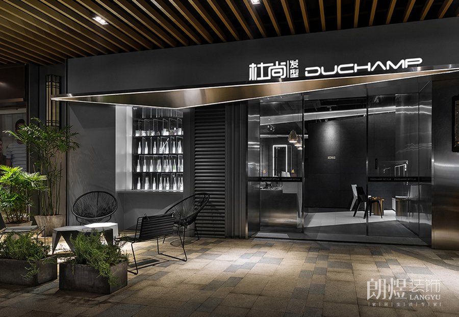 杜尚-復古發廊裝修圖片