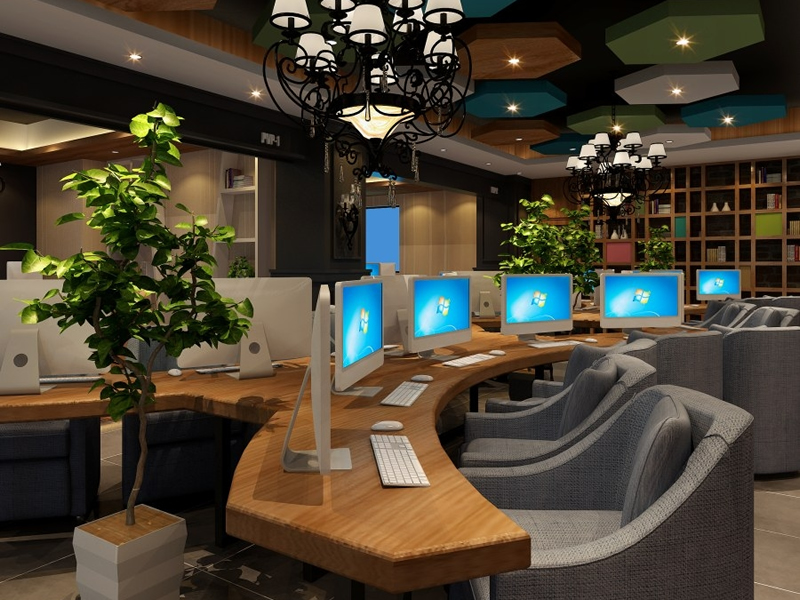 吧友網吧(網咖)游戲區效果圖