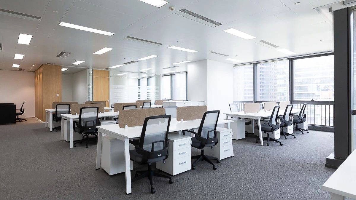 簡約辦公室裝修設計圖片