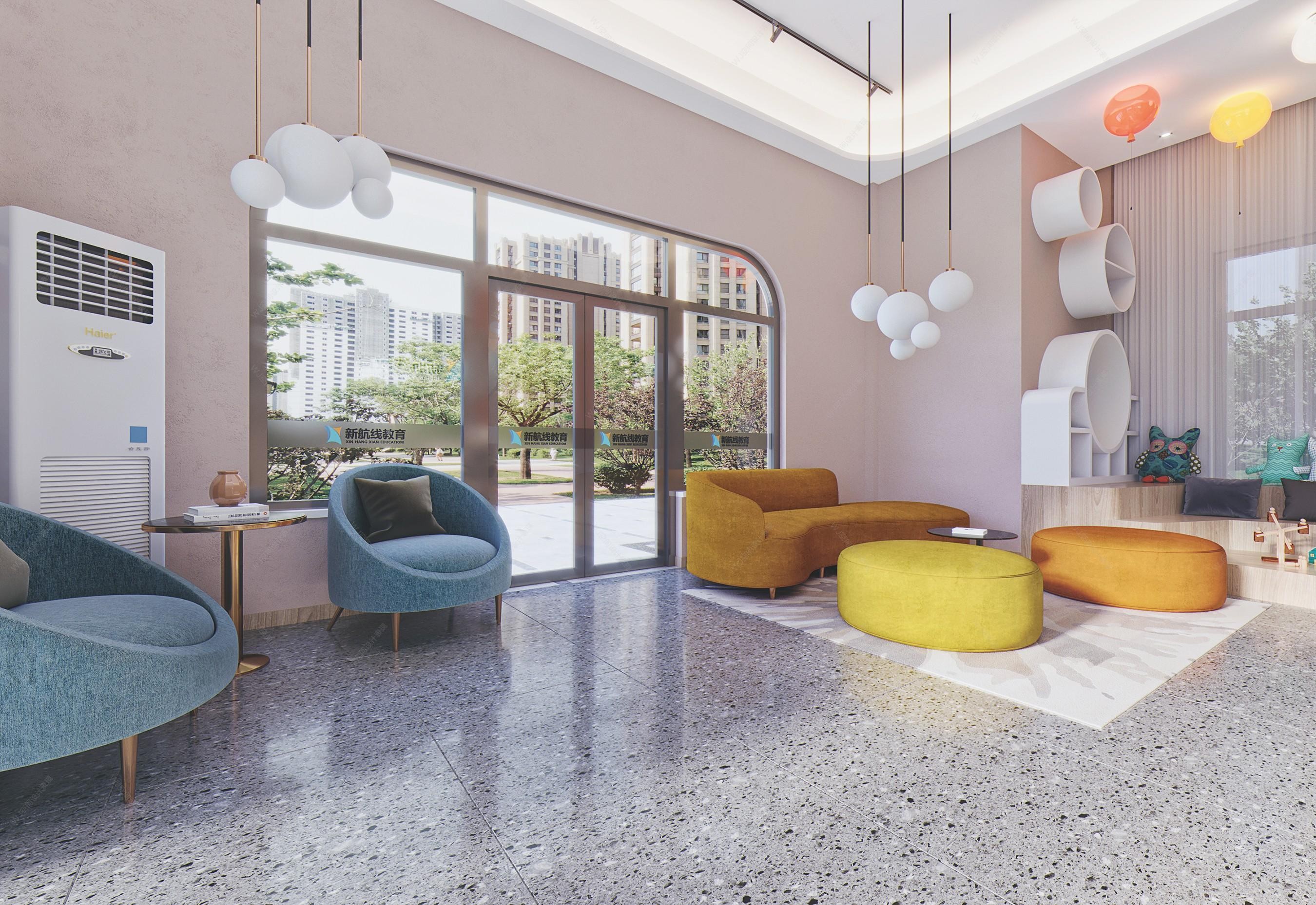 教育機(jī)構(gòu)裝修設(shè)計效果圖