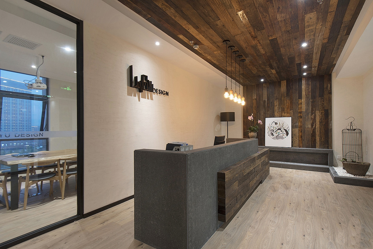 辦公室前臺設計實景