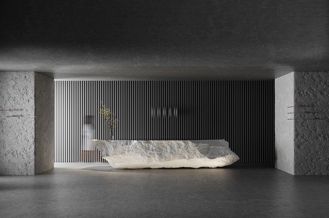 辦公室前臺設(shè)計效果圖