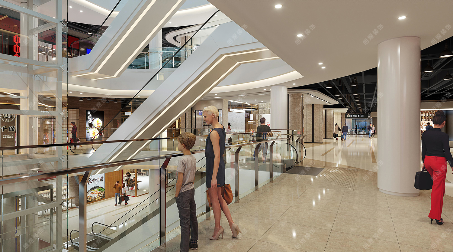 成都綜合購物商場裝修設計效果圖