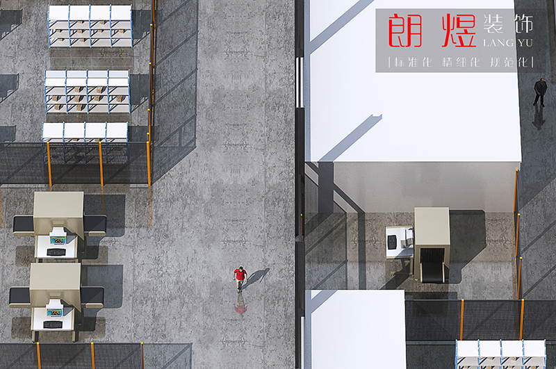 成都新都區(qū)工業(yè)園區(qū)2000平廠房裝修設(shè)計效果圖