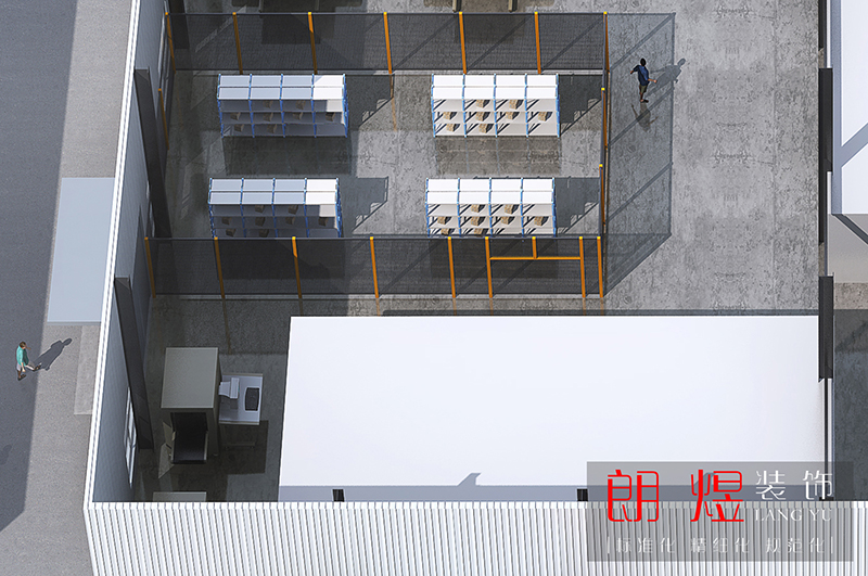 成都新都區(qū)工業(yè)園區(qū)2000平廠房裝修設(shè)計效果圖