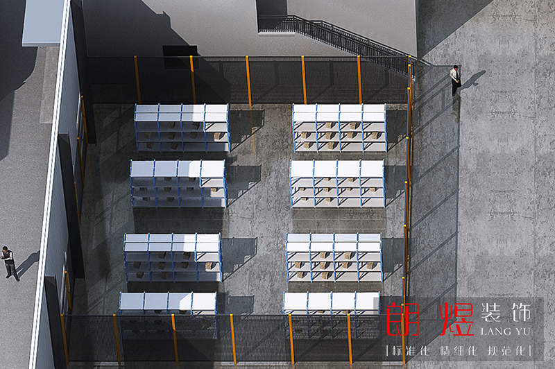 成都新都區(qū)工業(yè)園區(qū)2000平廠房裝修設(shè)計效果圖