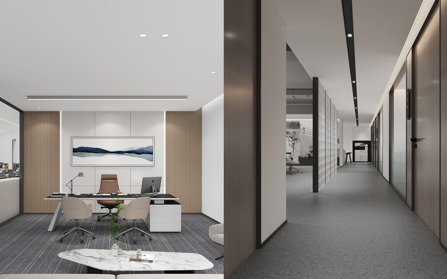 現(xiàn)代簡(jiǎn)約辦公室VS極簡(jiǎn)辦公室