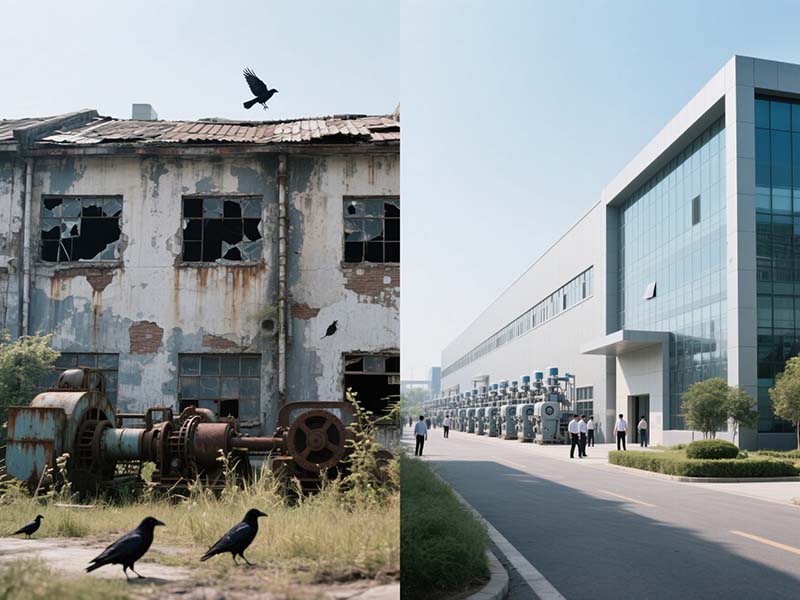 舊廠房與新廠房