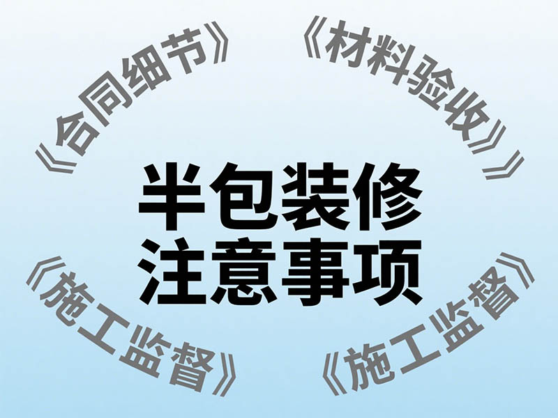 辦公室半包裝修注意事項(xiàng)?