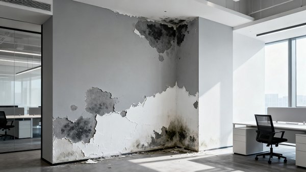 辦公室墻體裝修后發霉發潮掉墻皮該怎么
