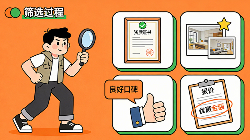 成都辦公室裝修公司資質、口碑、案例、報價對比示意圖